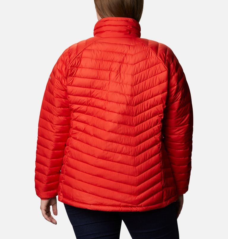 Women's Columbia Powder Lite Jackets Red | Plus Size CA-Z8510